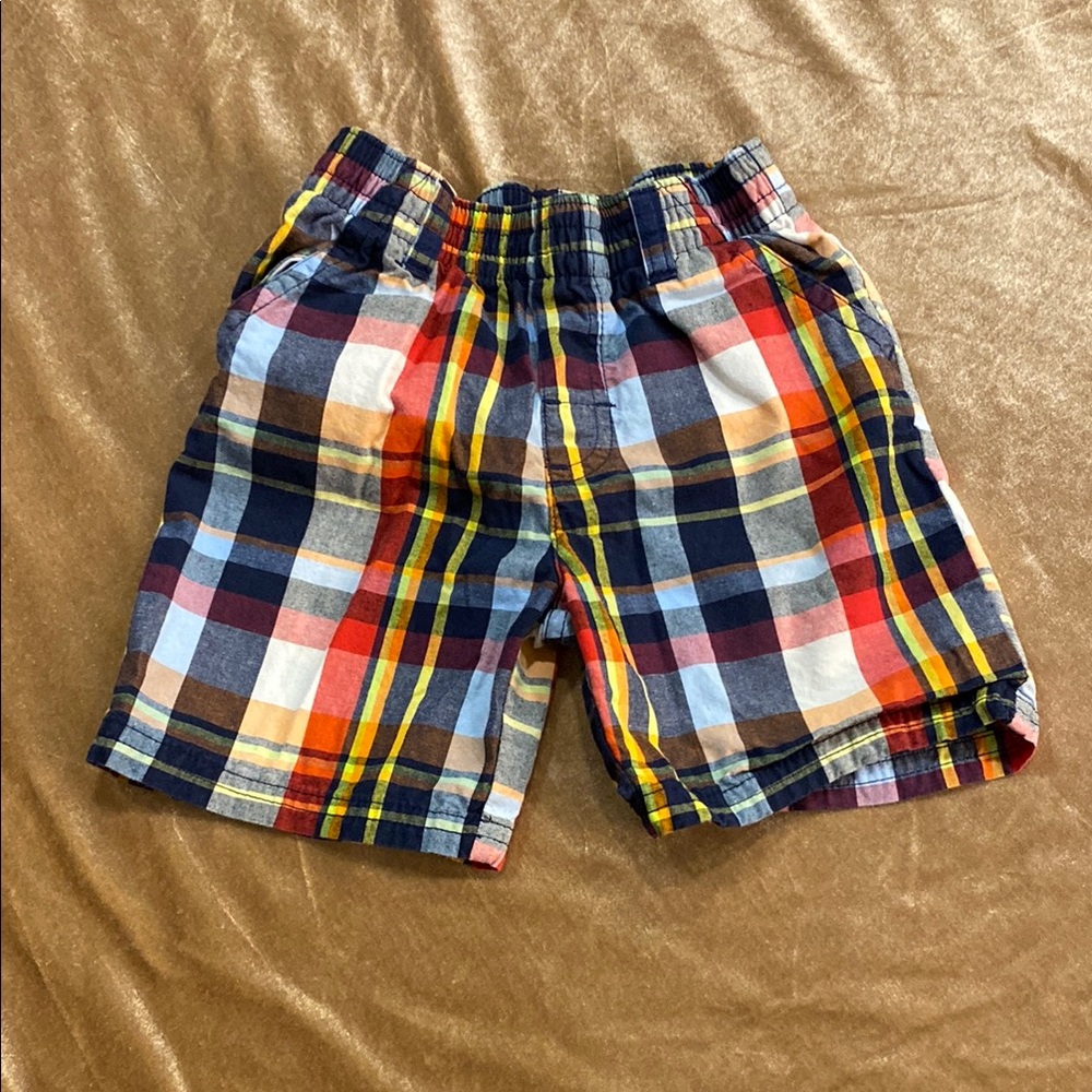 Garanimals Red and Blue Plaid Summer Shorts